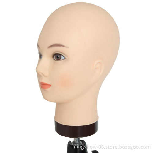 Female PVC Mannequin Head promotion Sale For Wig Jewelry And Hat Display